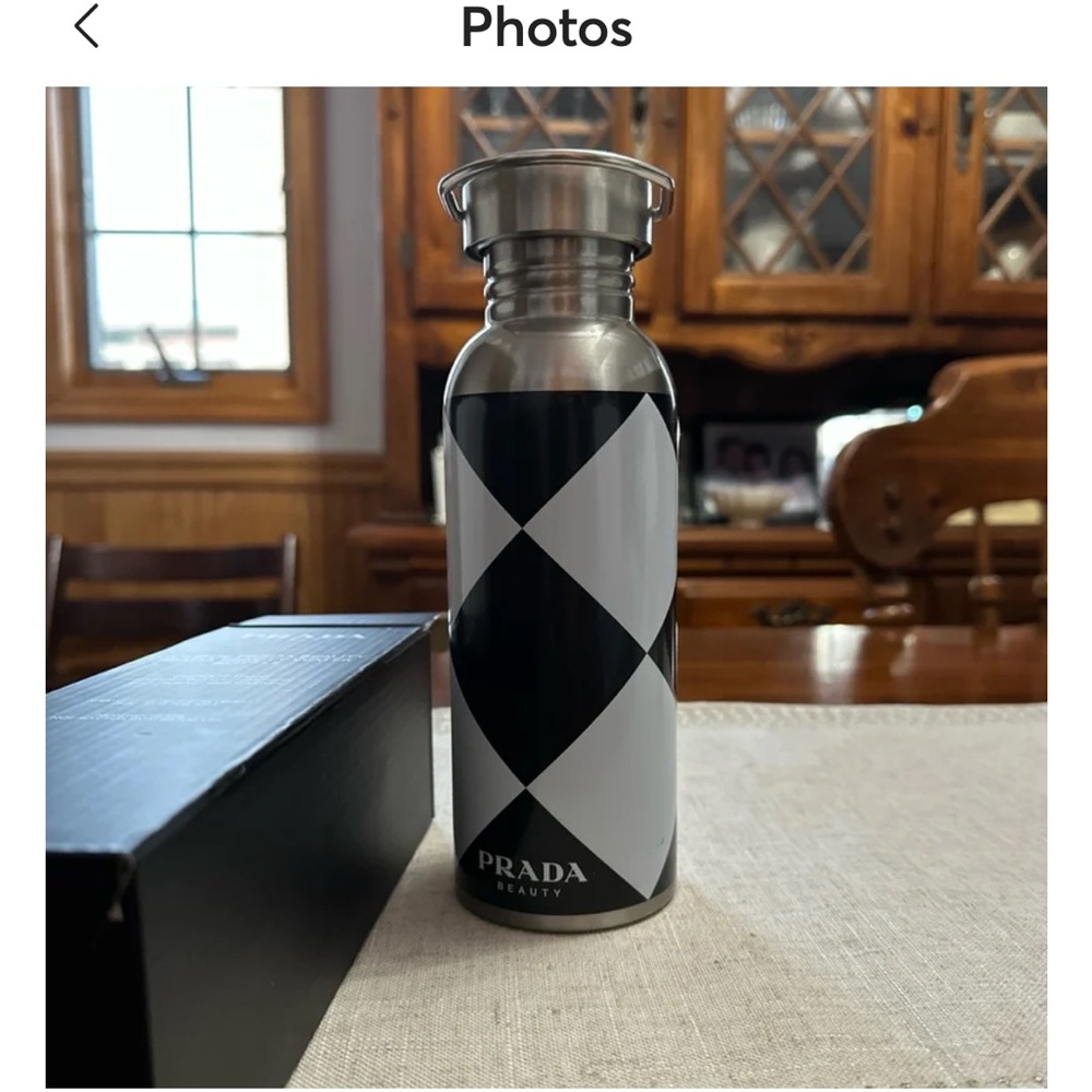 Prada GWP Beauty Black and Silver Bottle